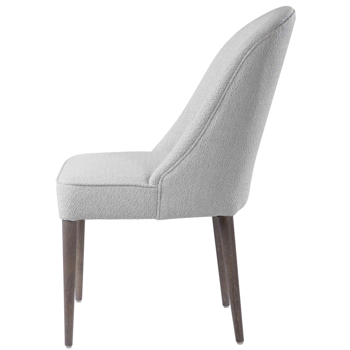 Brie Armless Chair White Set Of 2, Accent Chair by Uttermost, 21" width x 36.5" height x 27" depth View 7