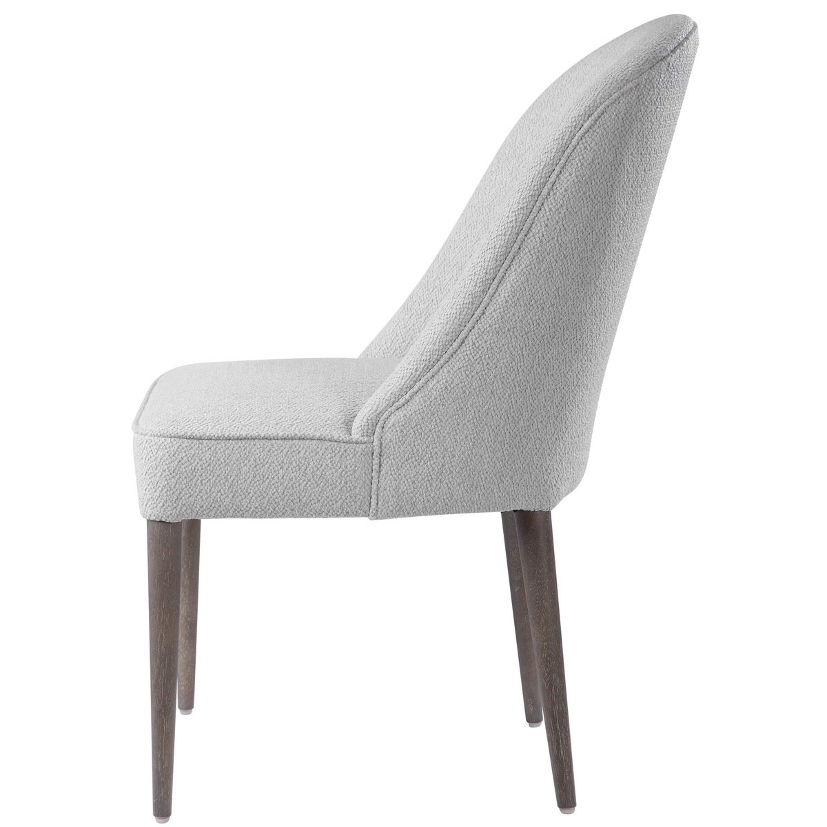 Brie Armless Chair White Set Of 2, Accent Chair by Uttermost, 21" width x 36.5" height x 27" depth View 7