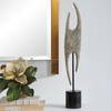 Pochette Ribbed Sculpture, Figurines & Statue by Uttermost, 4" width x 27" height x 4" depth thumbnail 2