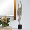 Pochette Ribbed Sculpture, Figurines & Statue by Uttermost, 4" width x 27" height x 4" depth thumbnail 2