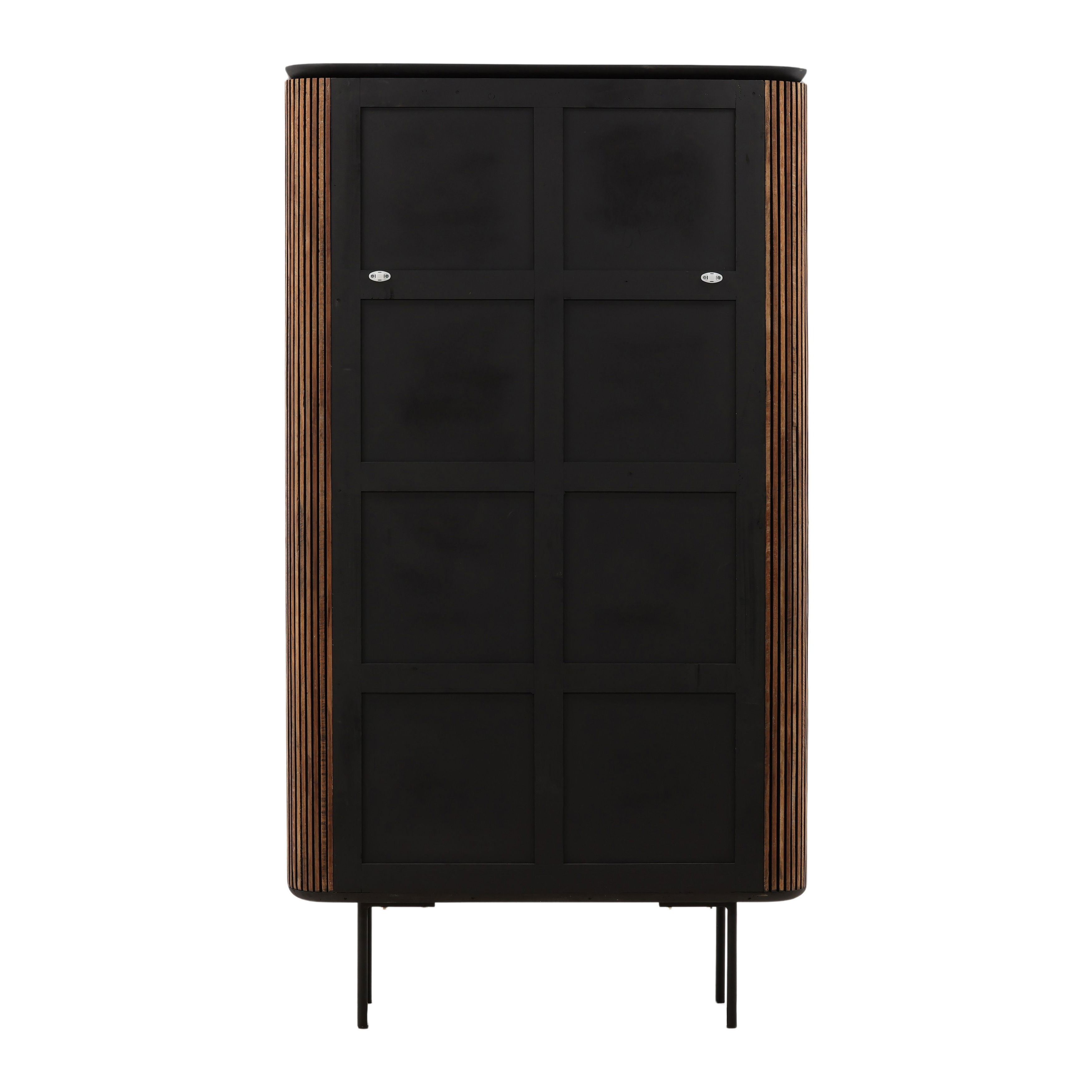 Dabney Glass Cabinet Natural large image 