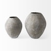 Gobi 19.75L x 24H Large Tan Ceramic Oval Vase, by Mercana, 20.5" length x 20.5" width x 23.75" height thumbnail 5