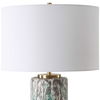Meltdown Ivory Teal Table Lamp 5 Meltdown Ivory Teal Table Lamp thumbnail 5