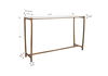 Affinity White Marble Console Table, Furniture by Uttermost, 47" width x 30" height x 13" depth thumbnail 3
