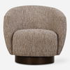 Dunes Fabric Swivel Chair, Furniture by Uttermost, 33" width x 32" height x 30" depth thumbnail 1