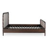 Vivian King Bed Dark Brownn, by Moe's Home, 79" width x 45" height x 84.45" depth thumbnail 5