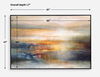 Seafaring Dusk Hand Painted Abstract Art, Painting by Uttermost, 61" width x 41" height x 1.7" depth thumbnail 3