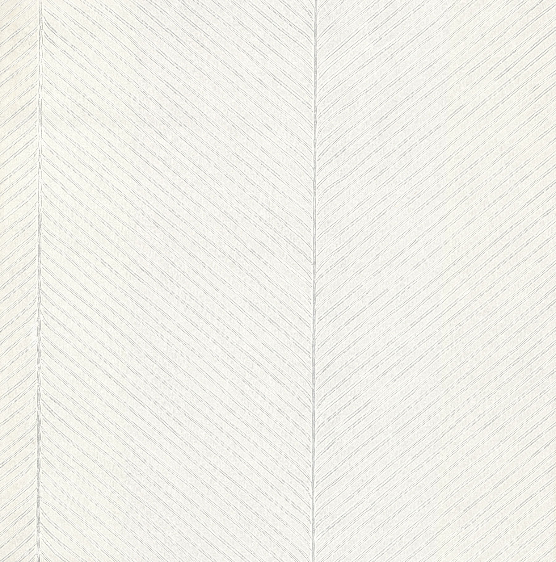 Palm Chevron White & Silver Wallpaper, by York Wall, 32'9.6" length x 1'8.8" width x 0.02" depth View 1