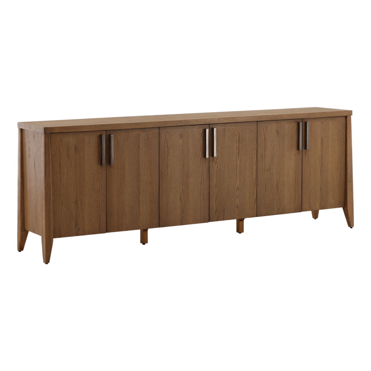 Atley Sideboard Brown, Sideboards & Buffet by Dovetail, 95.5" width x 34.2" height x 19.25" depth View 1