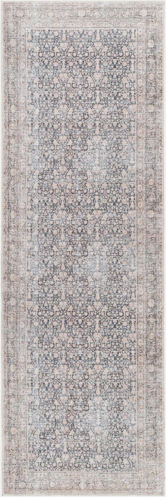 Amelie Machine Woven Rug, by Surya, 7'10.49" length x 2'7.5" width