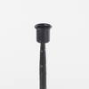 Porter  Small Black Iron Candle Holder, Candles & Candle Holder by Mercana, 4.5" length x 4.5" width x 12" height thumbnail 7