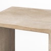 Aida Backless 26in Seat Counter Stool | Light Gray, Counter & Bar Stool by Mercana, 18.5" length x 14" width x 26" height thumbnail 10