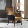 Snowden Tan Wing Chair thumbnail 5