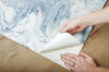 Oil & Marble Blue Peel & Stick Wallpaper thumbnail 5