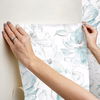 Floral Dreams Mineral Green Peel & Stick Wallpaper thumbnail 7