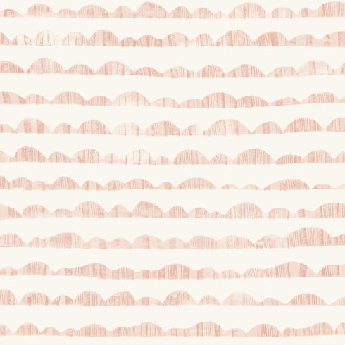 Hill & Horizon Pink Wallpaper