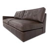 Thurlow Left Arm Facing Sofa Espresso Brown Leather thumbnail 1