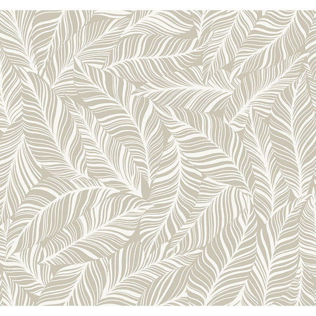 Rainforest Canopy Cream Wallpaper large image 