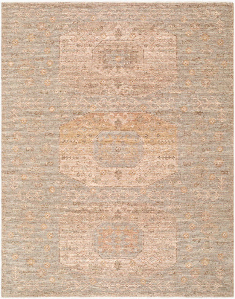 Ladik Machine Woven Rug, by Surya, 1'3.75" length x 1'3.75" width