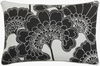 Japanese Floral Lumbar Pillow, Decorative Pillow by Surya, 13" length x 20" width thumbnail