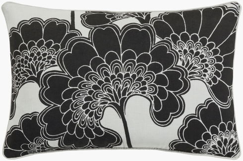 Japanese Floral Lumbar Pillow