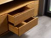Currant Media Unit, Caramelized, Media Console by Greenington, 54" length x 18" width x 29" height thumbnail 6
