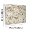 Marguerite Vine Taupe Wallpaper thumbnail 6