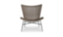 Online Designer Patio Paige Outdoor Accent Chair Brown