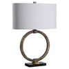 Relic Aged Gold Table Lamp, by Uttermost, 19" width x 26" height x 10" depth thumbnail 5