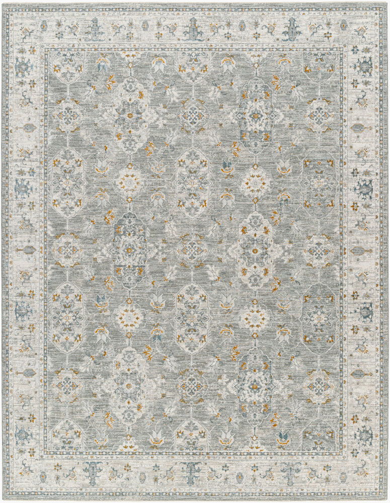 Dresden Machine Woven Rug, by Surya, 5'2.99" length x 5'2.99" width