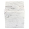 Cora Cube Tabletop Accent Banswara Purple White Marble thumbnail 0