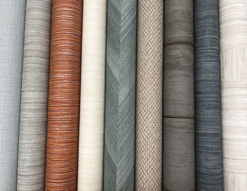 Tasar Silk Grey Wallpaper