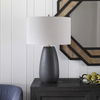 Twilight Satin Black Table Lamp, by Uttermost, 17" width x 27.25" height x 17" depth thumbnail 4