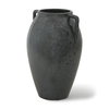 Kora Medium Dark Metallic Double Ear Vase, by Mercana, 7.48" length x 7.48" width x 11.22" height thumbnail 1