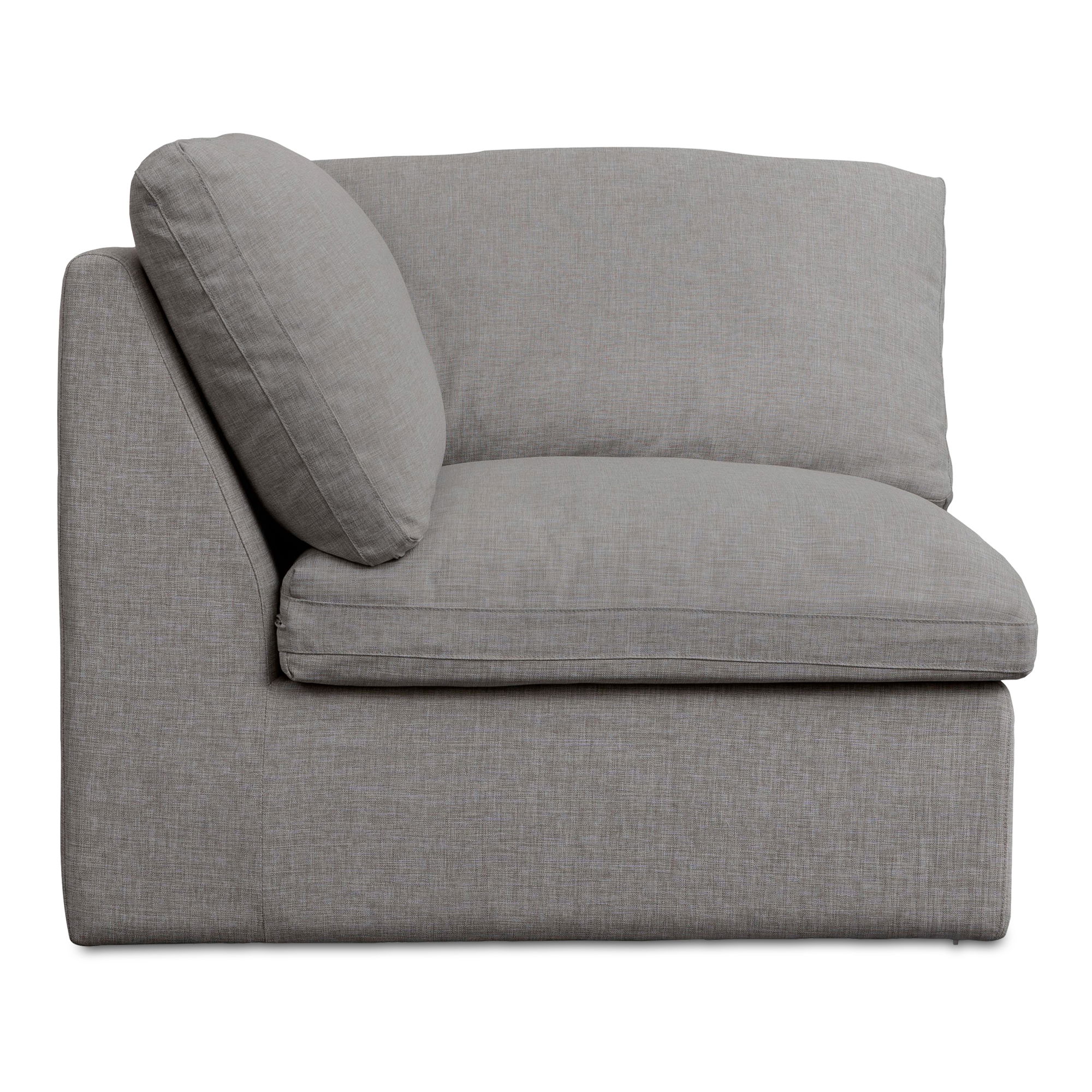 Miles Outdoor Corner Speckled Light Grey large image 