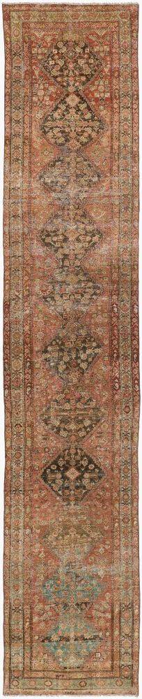Antique One of a Kind Handmade Rug, by Surya, 16'3" length x 3'2" width