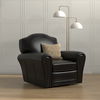 Elite French Club Swivel Chair, Black thumbnail 12