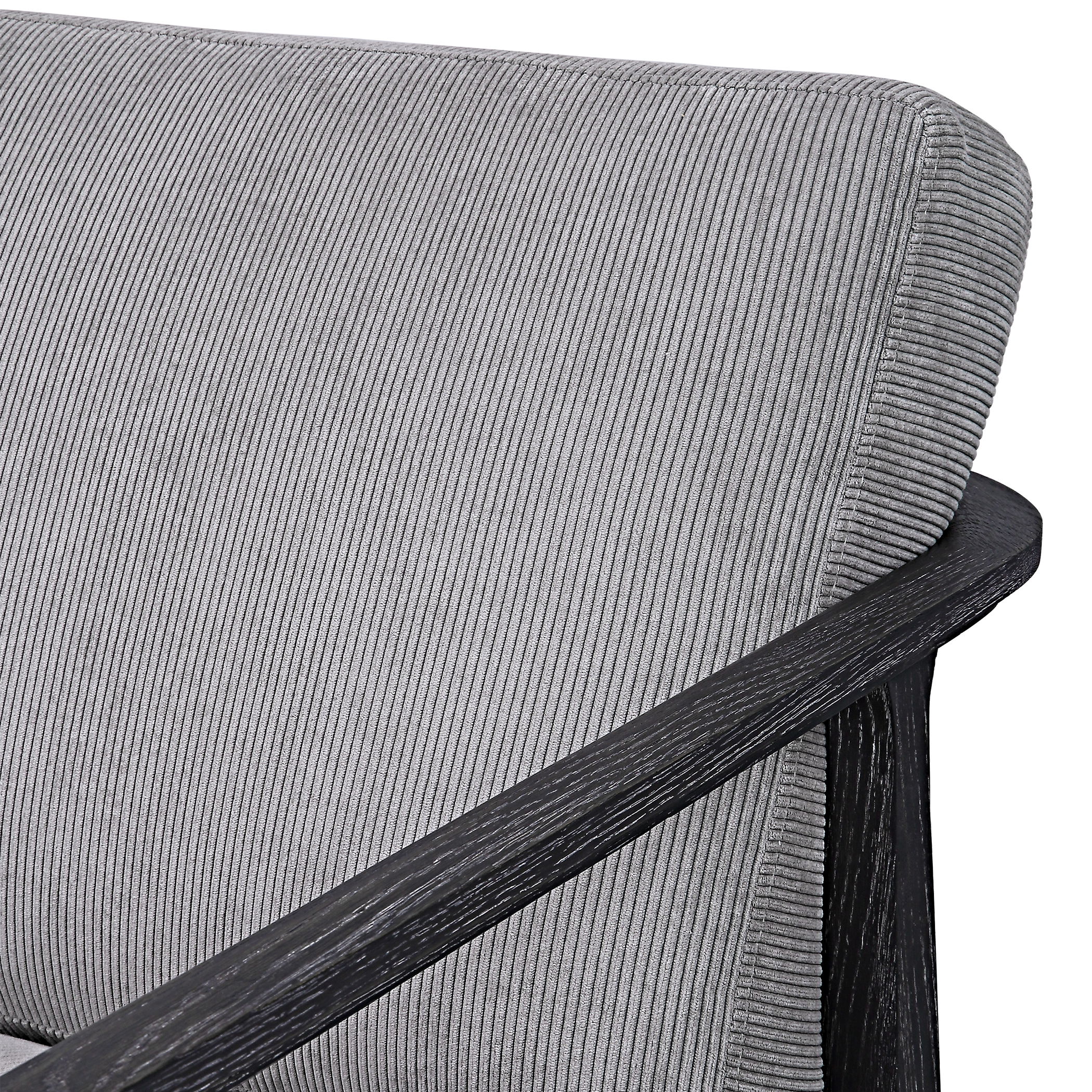 Brunei Modern Gray Accent Chair large image 