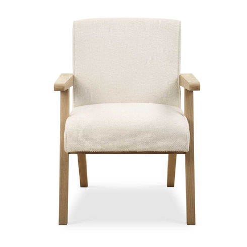 Blakely White Dining Arm Chair