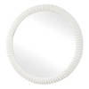Akiko White Round Mirror, by Uttermost, 35.5" width x 35.5" height x 2.75" depth thumbnail 5