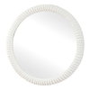 Akiko White Round Mirror, by Uttermost, 35.5" width x 35.5" height x 2.75" depth thumbnail 5