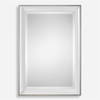 Lahvahn White Silver Mirror, by Uttermost, 24" width x 34" height x 1.62" depth thumbnail 1