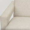 Sovereign Oatmeal Fully Upholstered Accent Chair, by Mercana, 28.25" length x 34.75" width x 29.5" height thumbnail 14