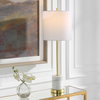 Turret Gold Buffet Lamp, Table Lamp by Uttermost, 10" width x 29.5" height x 10" depth thumbnail 2