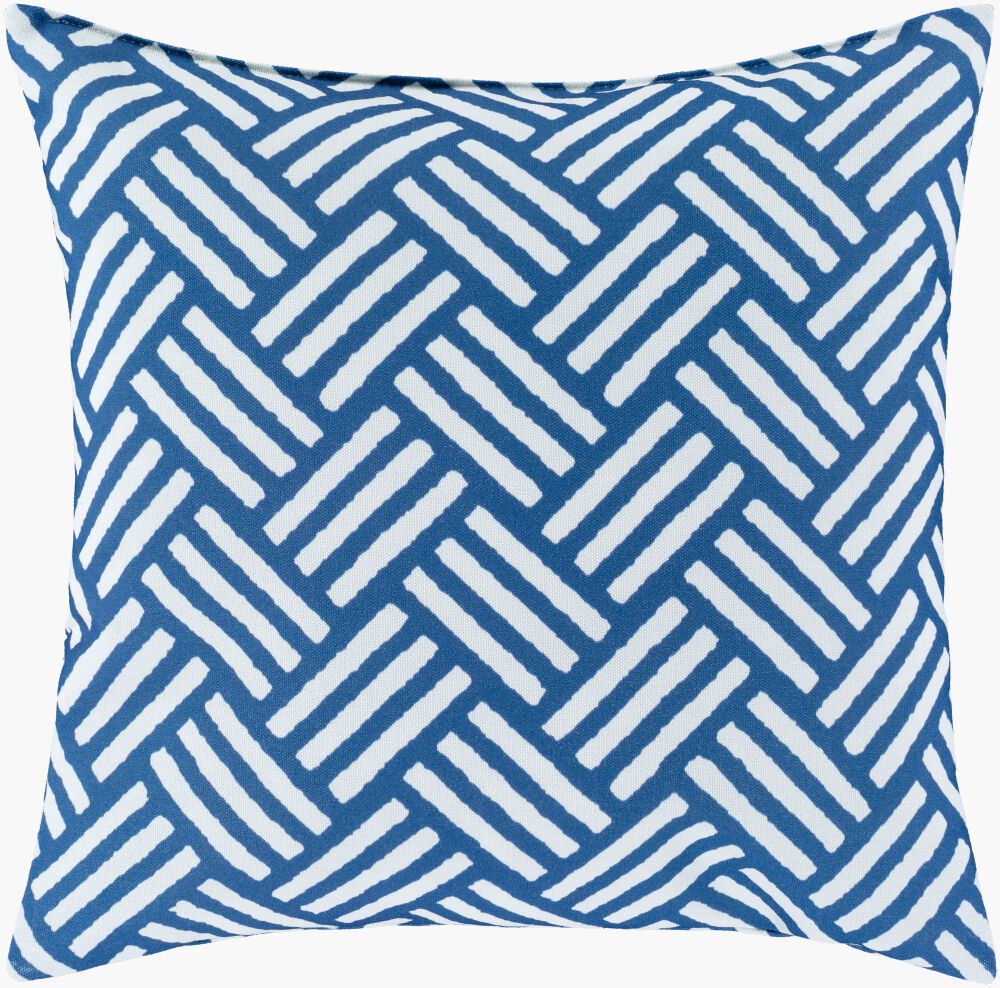 Basketweave Accent Pillow, Decorative Pillow by Surya, 16" length x 16" width
