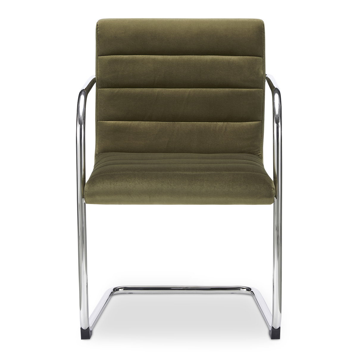 Pedro Dining Chair Green Mohair Set Of Two, by Moe's Home, 21.7" width x 33.5" height x 23" depth View 4