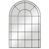 Grantola Black Arch Iron Mirror, by Uttermost, 3'11.75" width x 5'11.62" height x 0.75" depth thumbnail 1