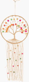 Tree of Life Wall Hanging, by Surya, 11" width x 26" height thumbnail