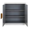 Emma 2 Door White Cabinet, Cabinets & Chest by Uttermost, 32" width x 32.25" height x 14.25" depth thumbnail 7
