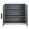 Emma 2 Door White Cabinet, Cabinets & Chest by Uttermost, 32" width x 32.25" height x 14.25" depth thumbnail 7